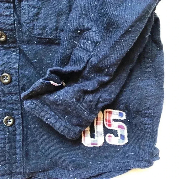 Joe Fresh Long Sleeved Button Down Shirt Size 2T - Picture 3 of 13